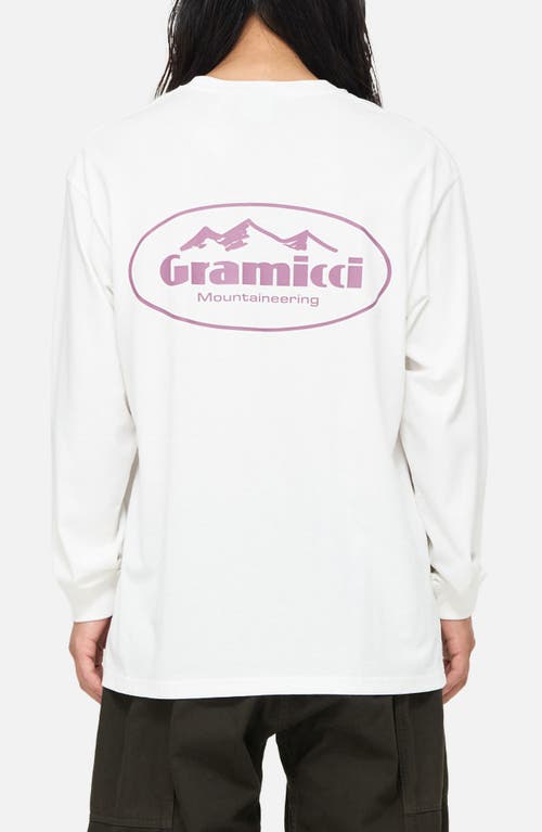 Gramicci Mountaineering Graphic Sweatshirt In White