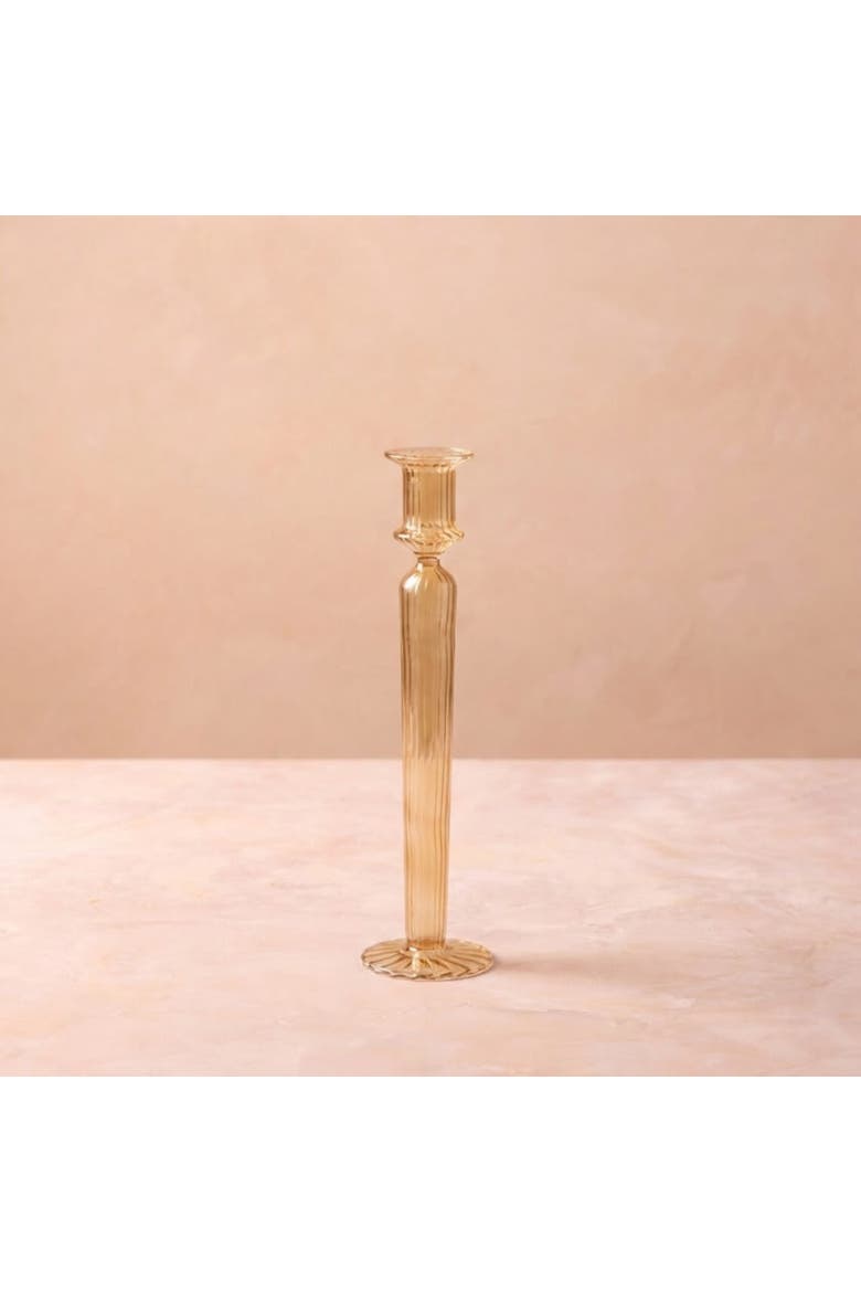 Nalia Dandelion Candlestick, Alternate, color, Dandelion
