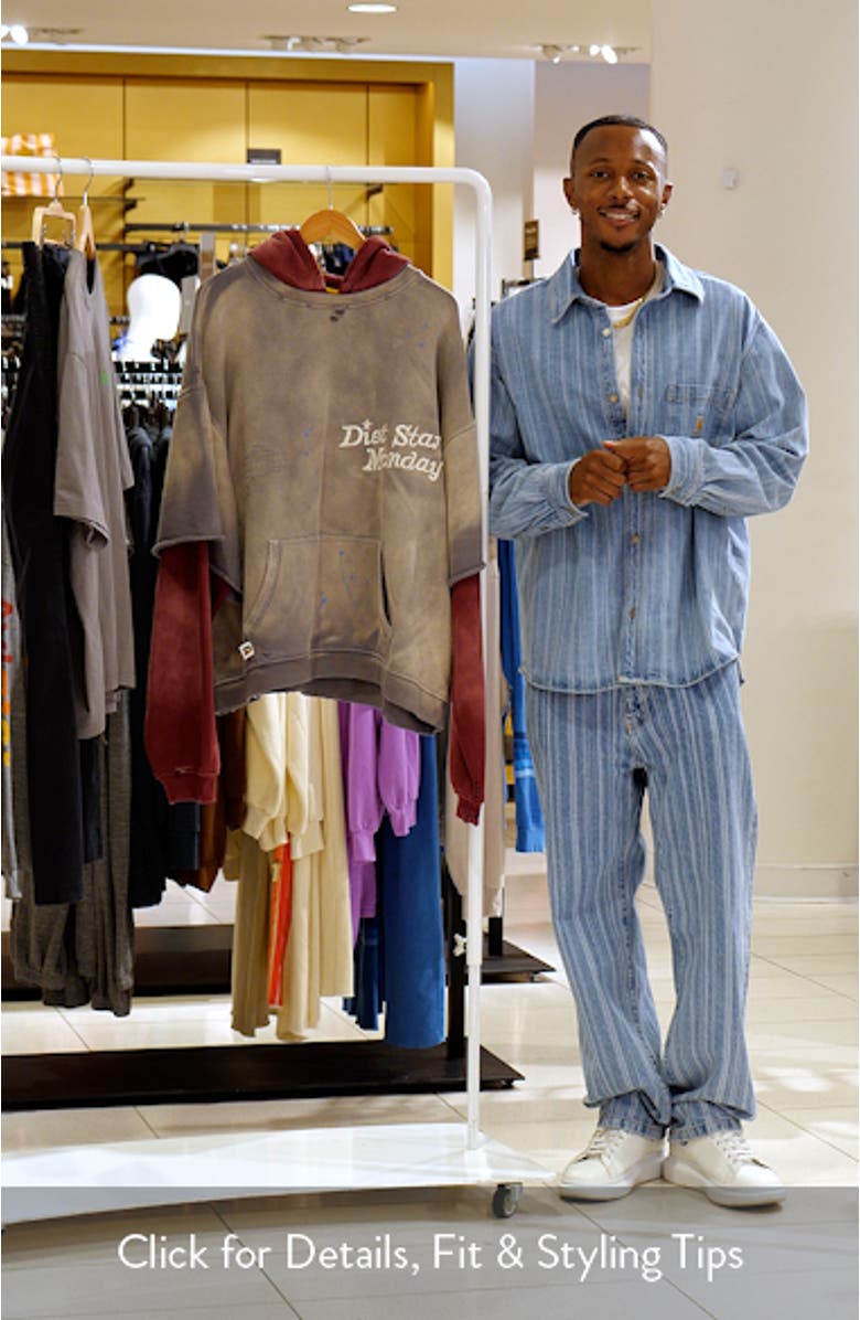 Double Layer Distressed Cotton Hoodie, sales video thumbnail