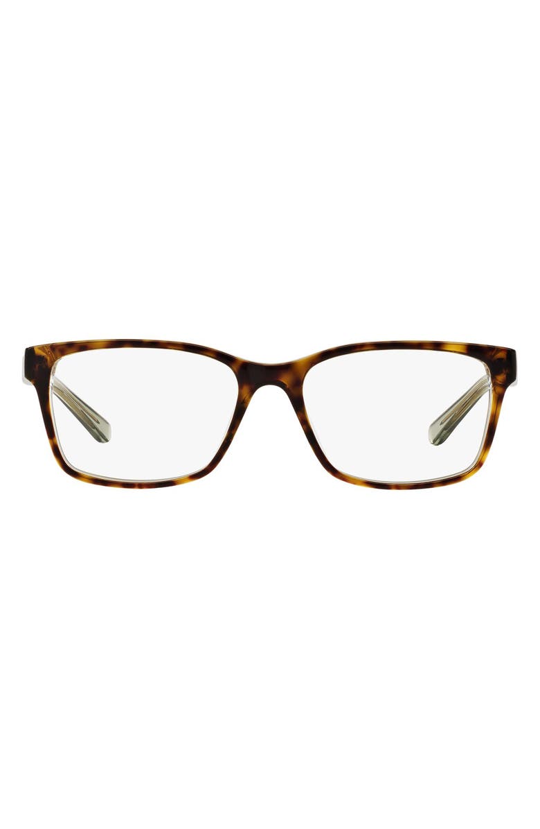 Tory Burch 52mm Rectangle Optical Glasses, Main, color,