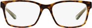 Tory Burch 52mm Rectangle Optical Glasses