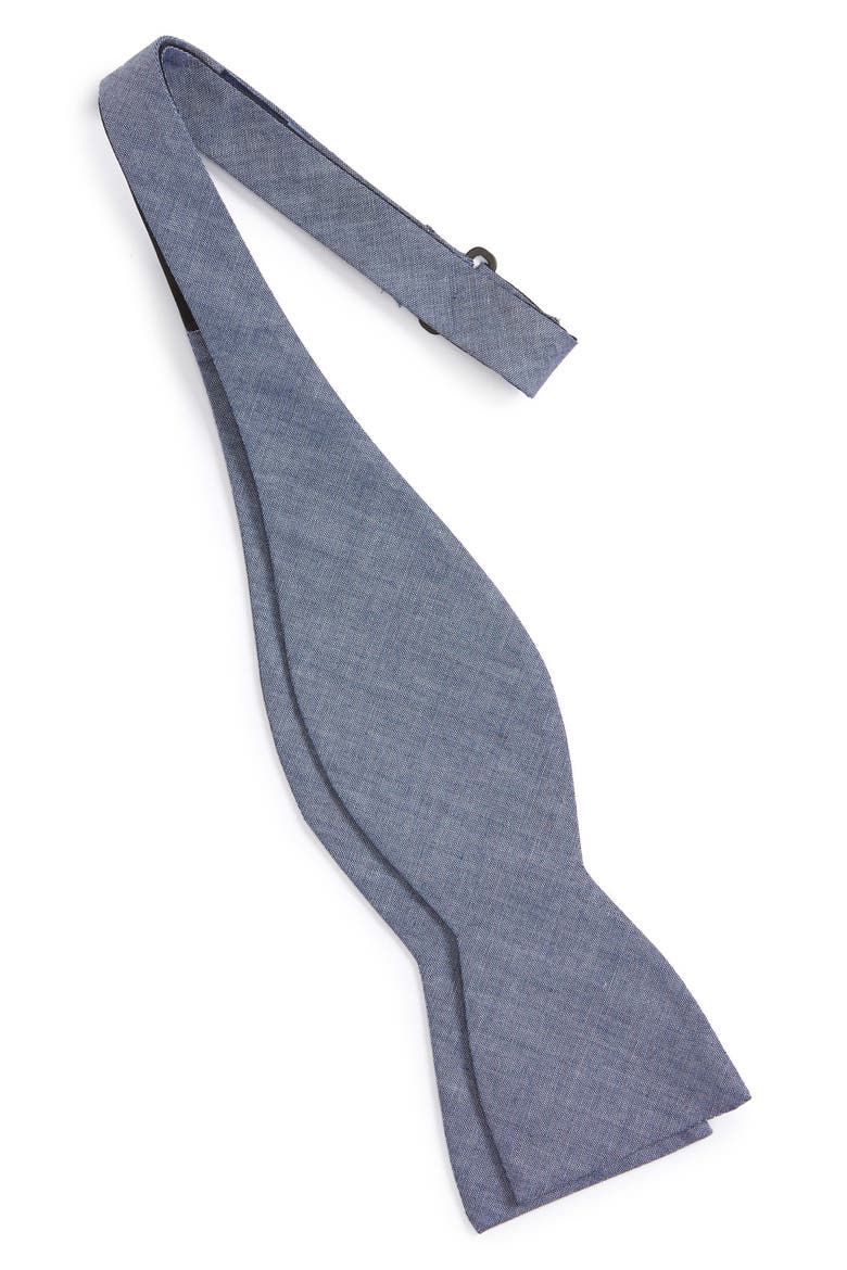 Cotton Bow Tie, Alternate, color, WARM BLUE