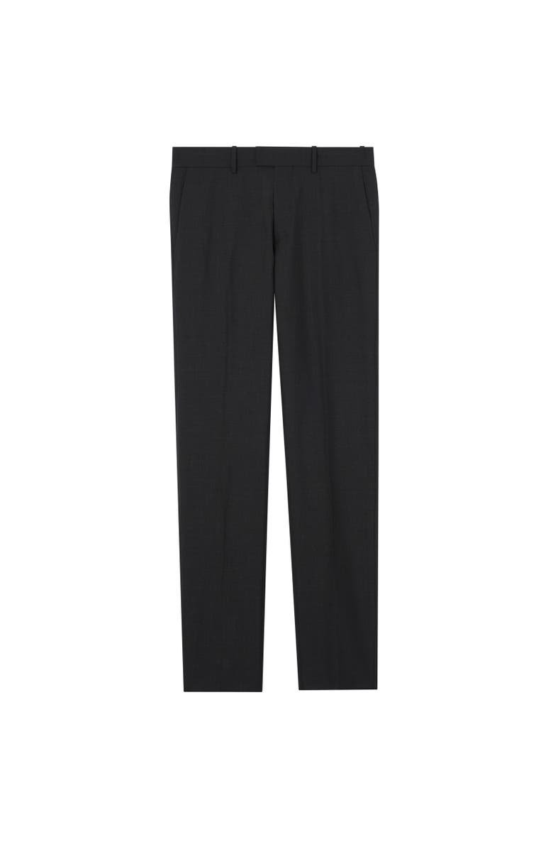 Burberry Wool Bond Tailored Trousers, Alternate, color, Iron Grey