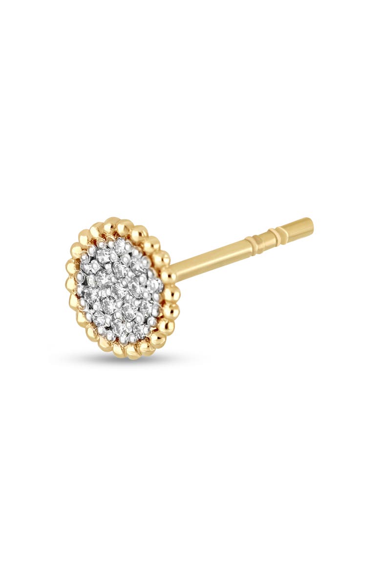 BL Icon Diamond Stud Earrings, Alternate, color, 18K YELLOW GOLD/ DIAMOND