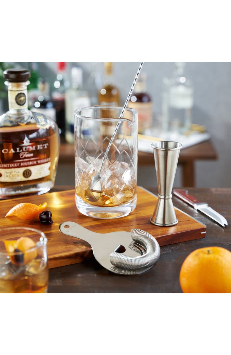 Viski Harrison 4-Piece Barware Set in Stainless Steel Set of 4, Alternate, color, Silver