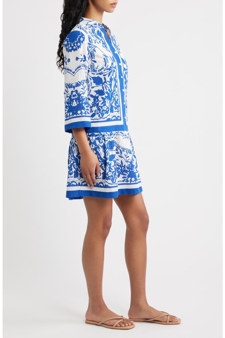 Yu Altesse Print Minidress, Alternate, color, ALTESSE PRINT