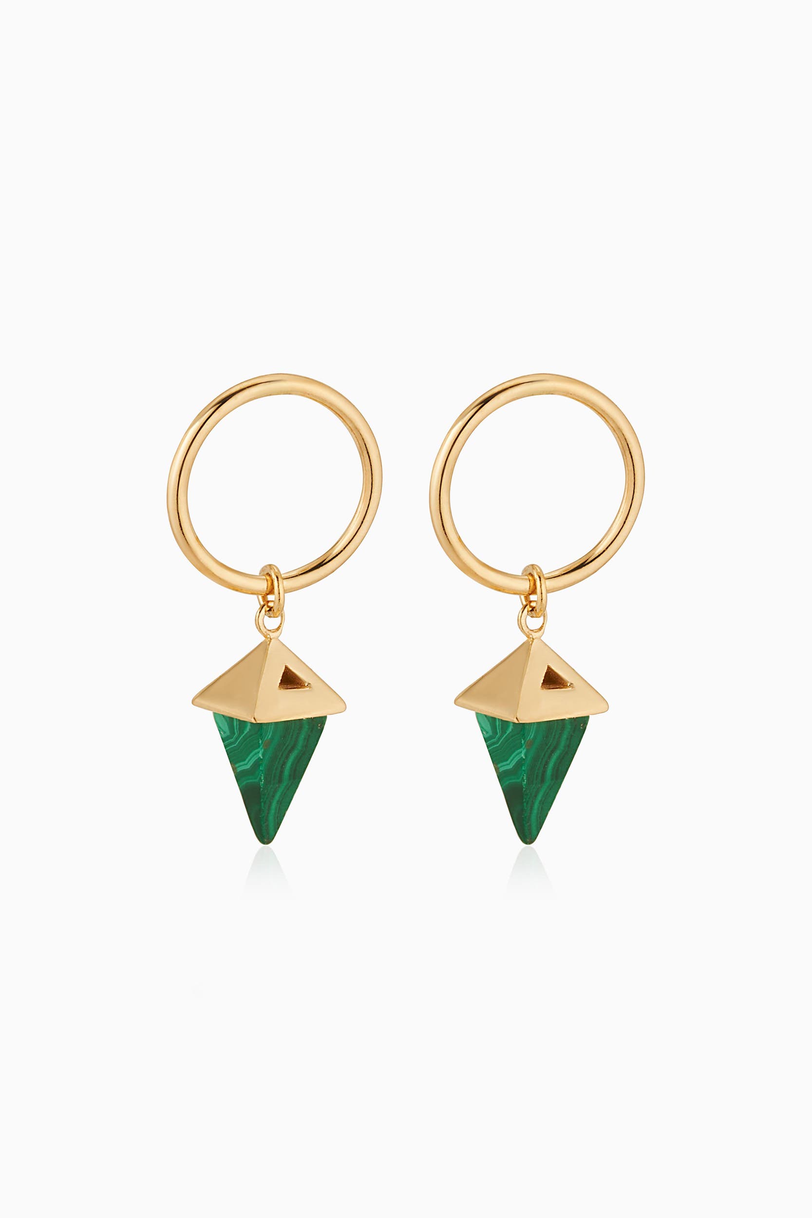 selected Gold - Green Malachite