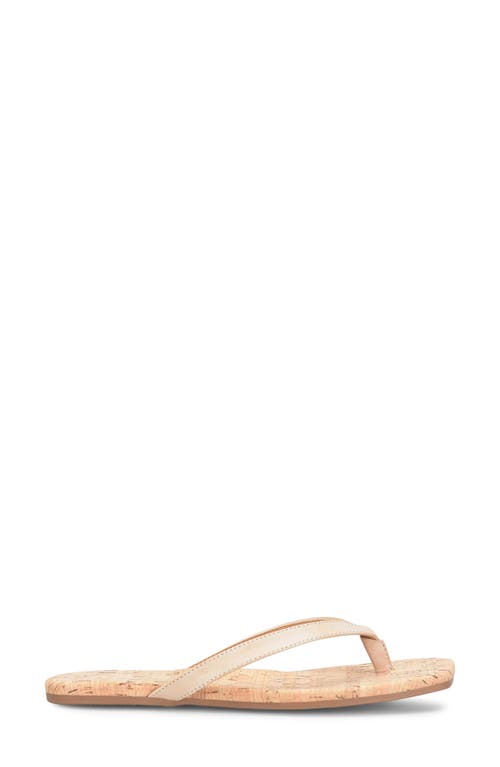 Korks Winnie Flip Flop In Cream