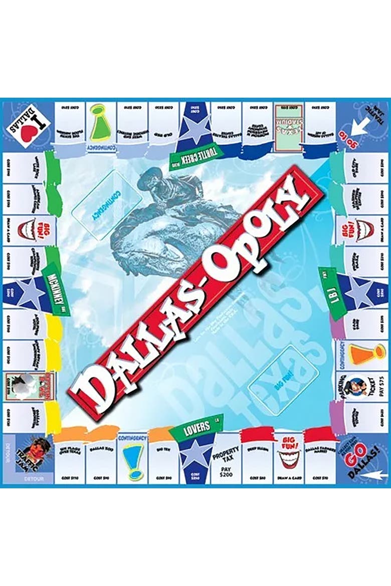 Dallasopoly, Board Game, Alternate, color, Multicolored