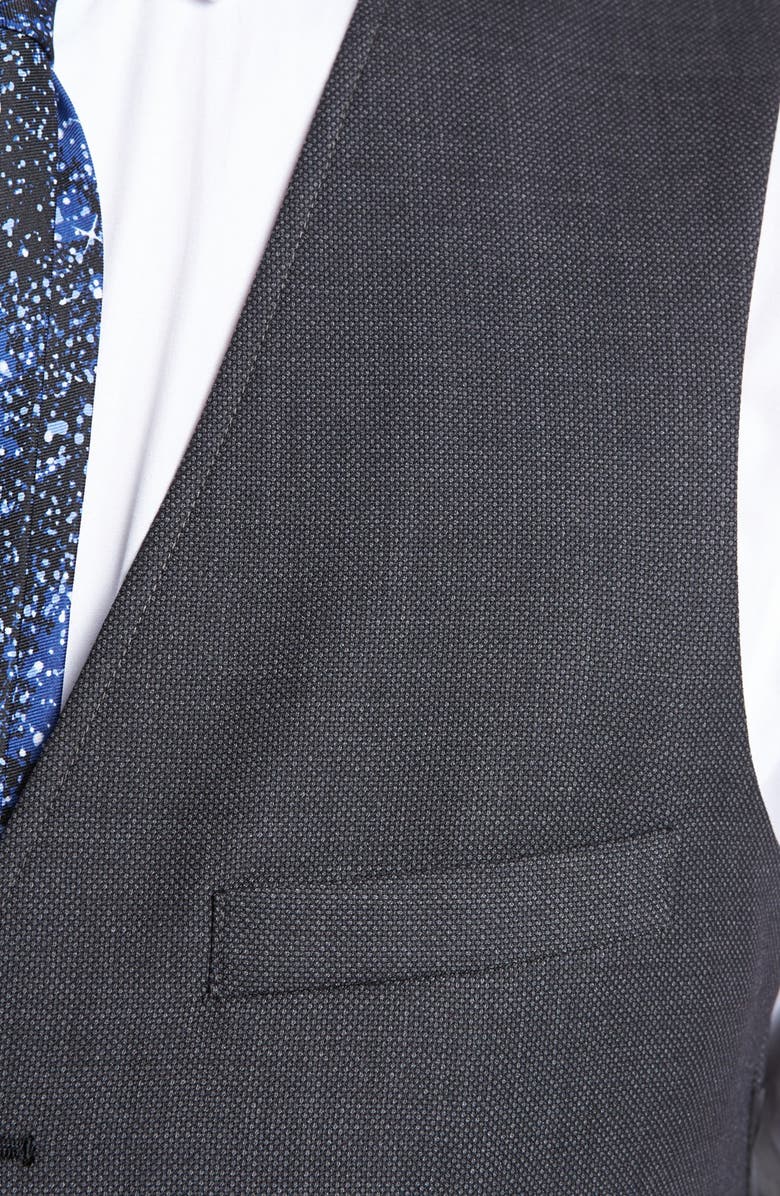 Topman Slim Fit Vest, Alternate, color, 