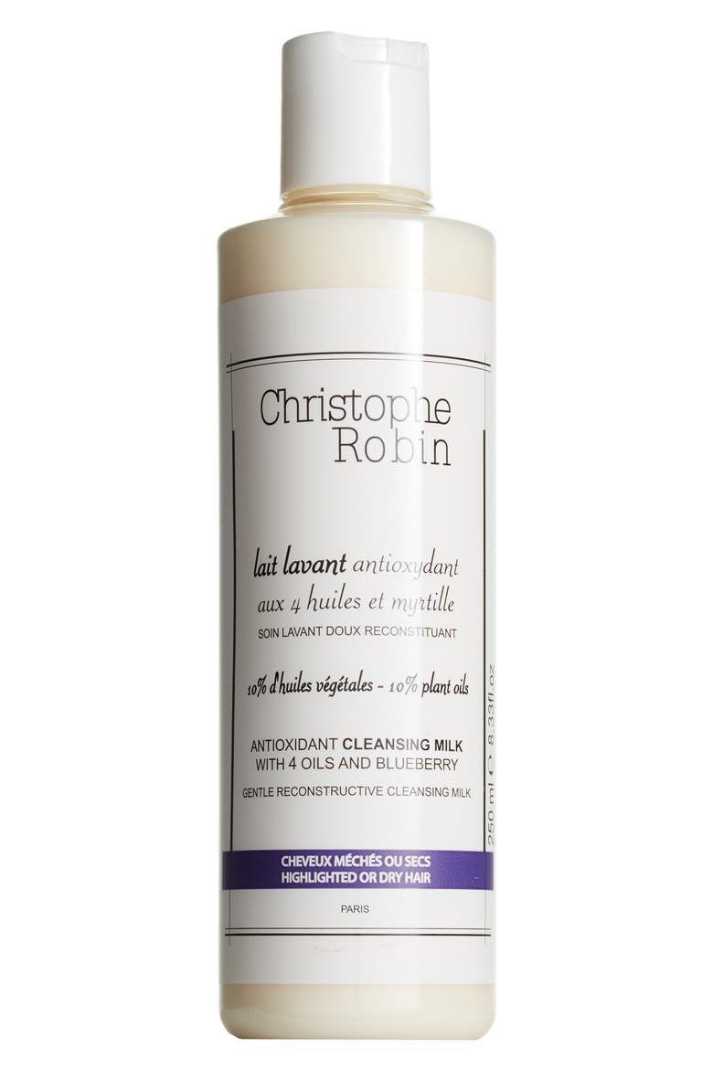 Antioxidant Cleansing Milk Shampoo with 4 Oils and Blueberry, Main, color, NO COLOR