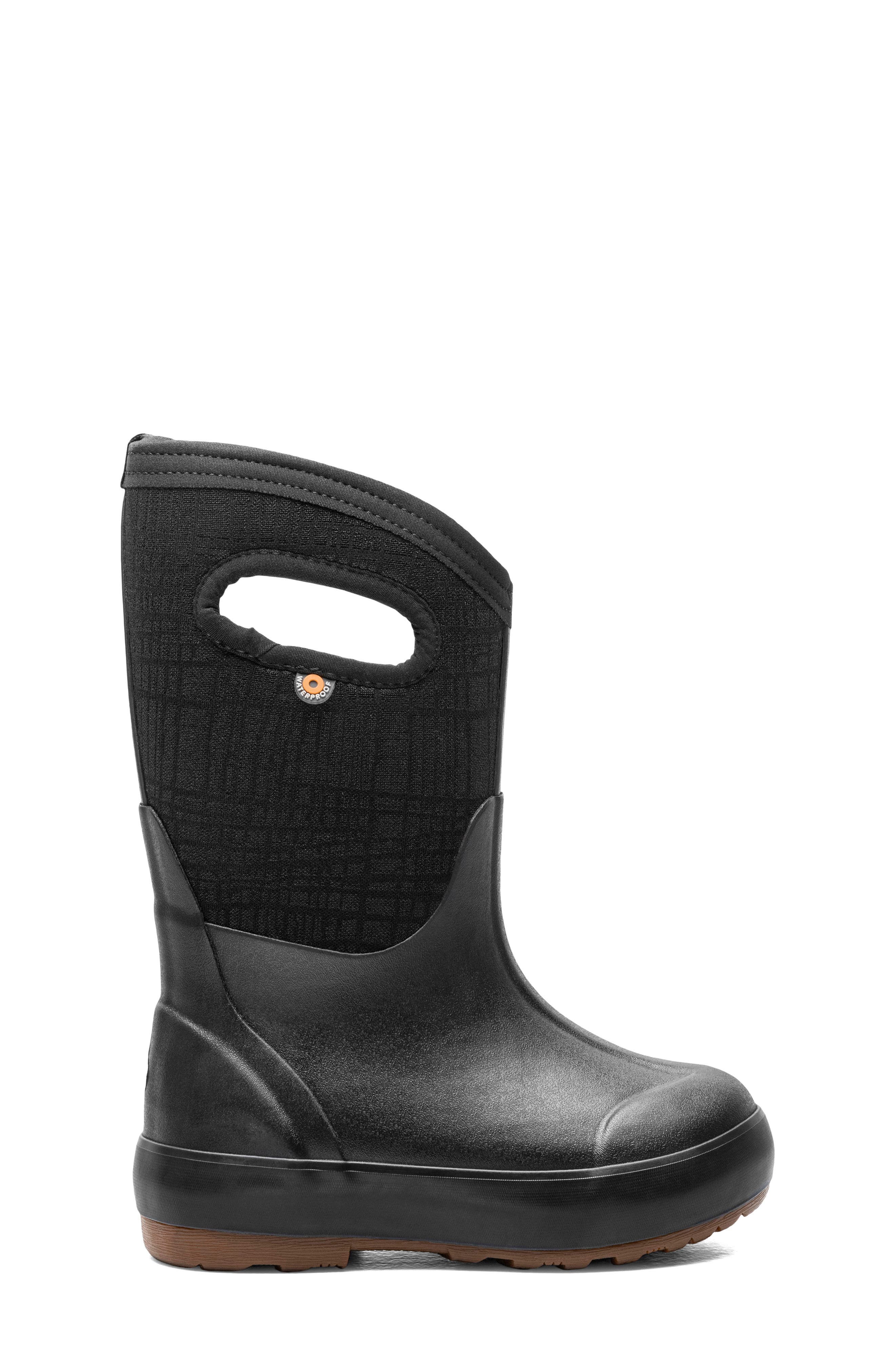 Kids' Classic II Waterproof Boot, Alternate, color, BLACK