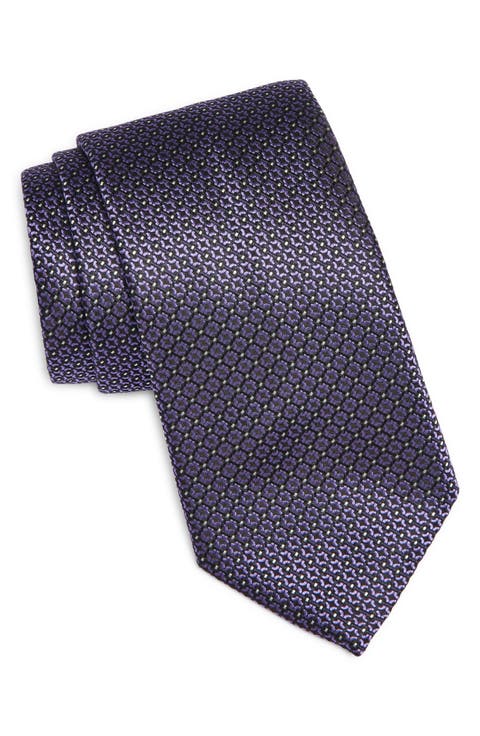 Geometric Silk Tie