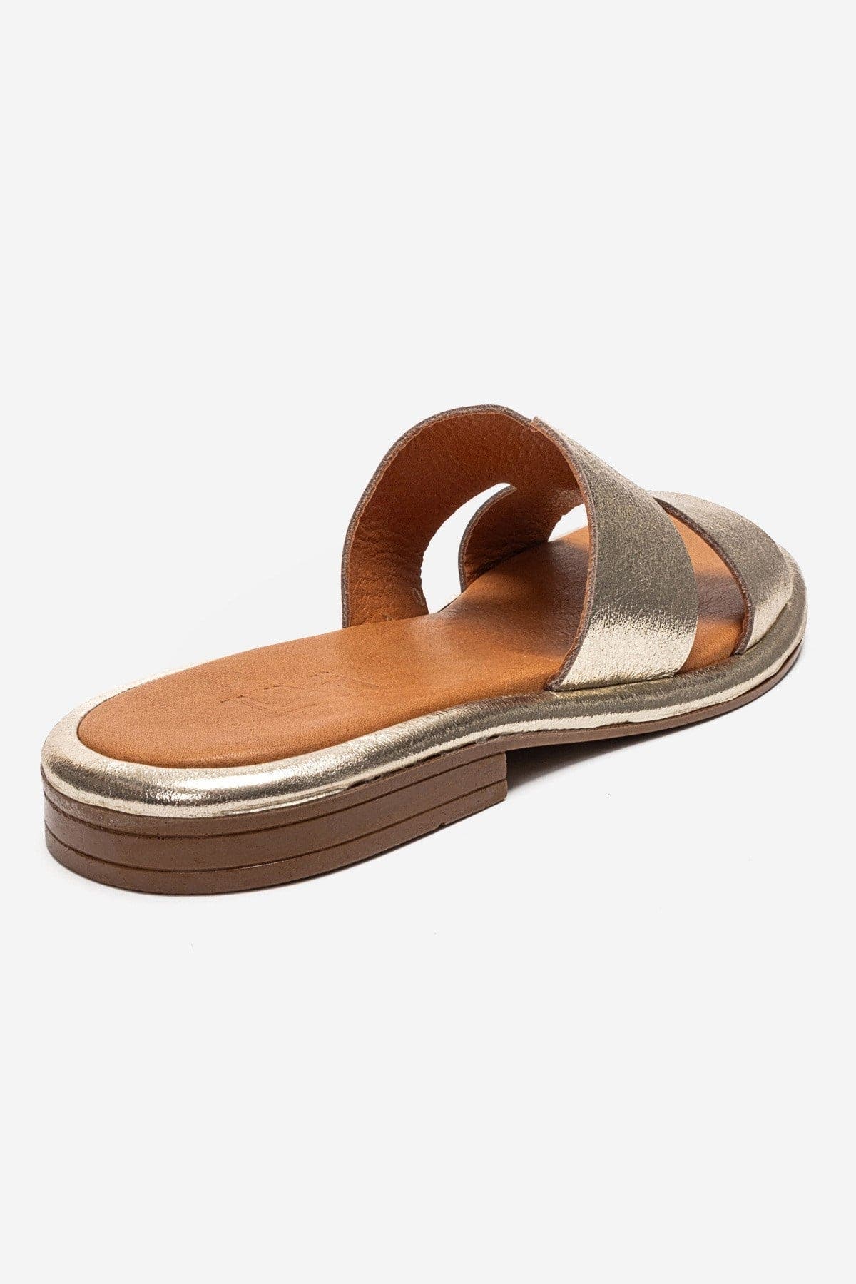 Brio Leather Sandal, Alternate, color, Gold