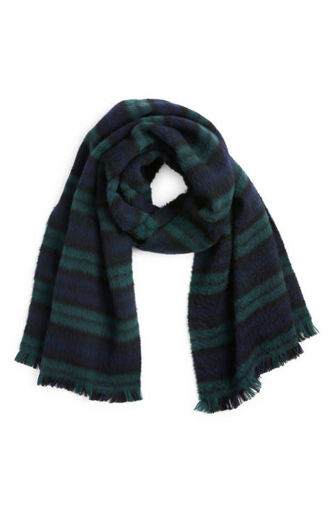 Plaid Cashmere Scarf