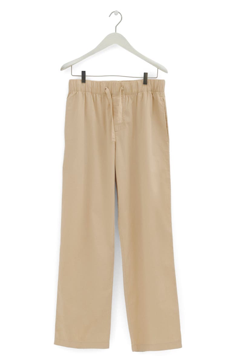 Tekla Organic Cotton Poplin Pajama Pants, Alternate, color,