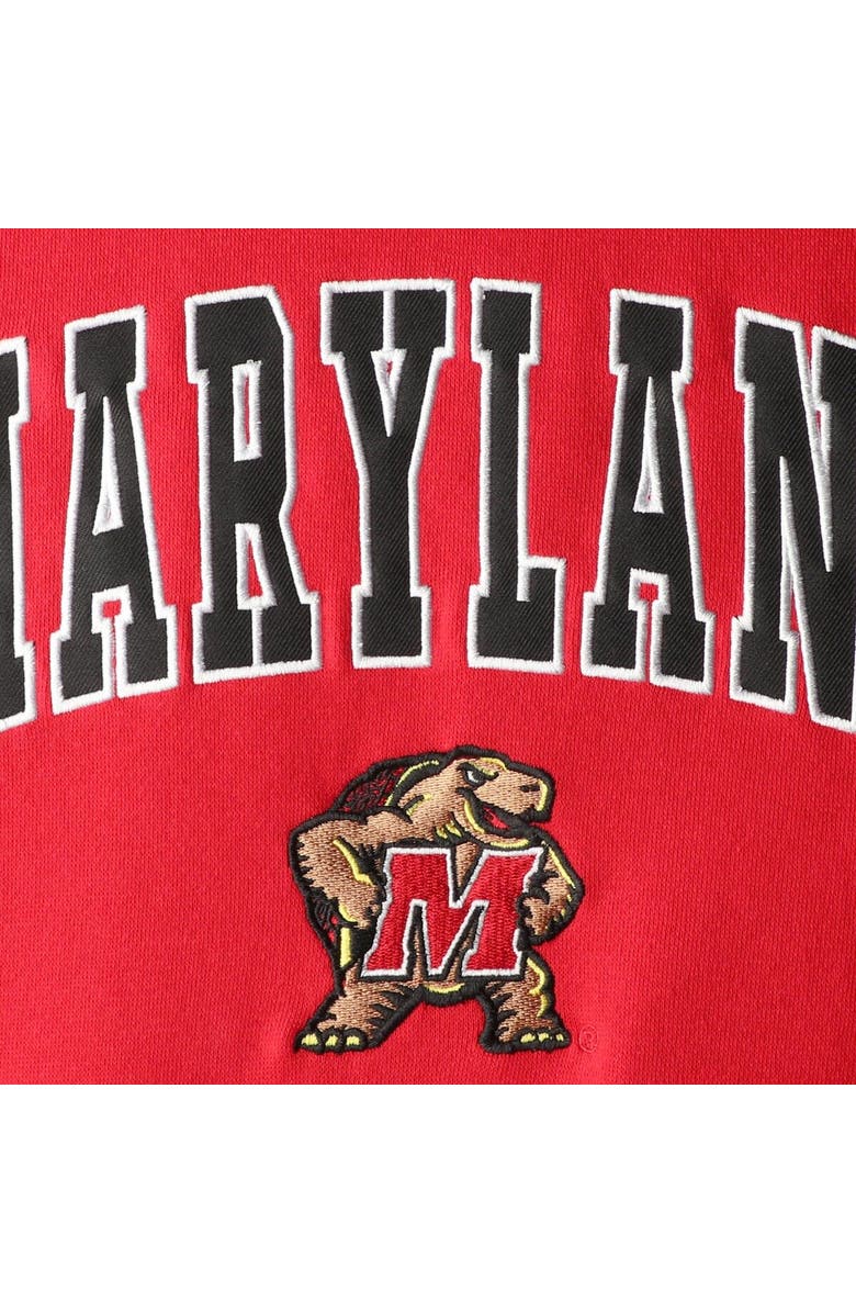 COLOSSEUM Youth Colosseum Red Maryland Terrapins 2-Hit Team Pullover Hoodie, Alternate, color, 
