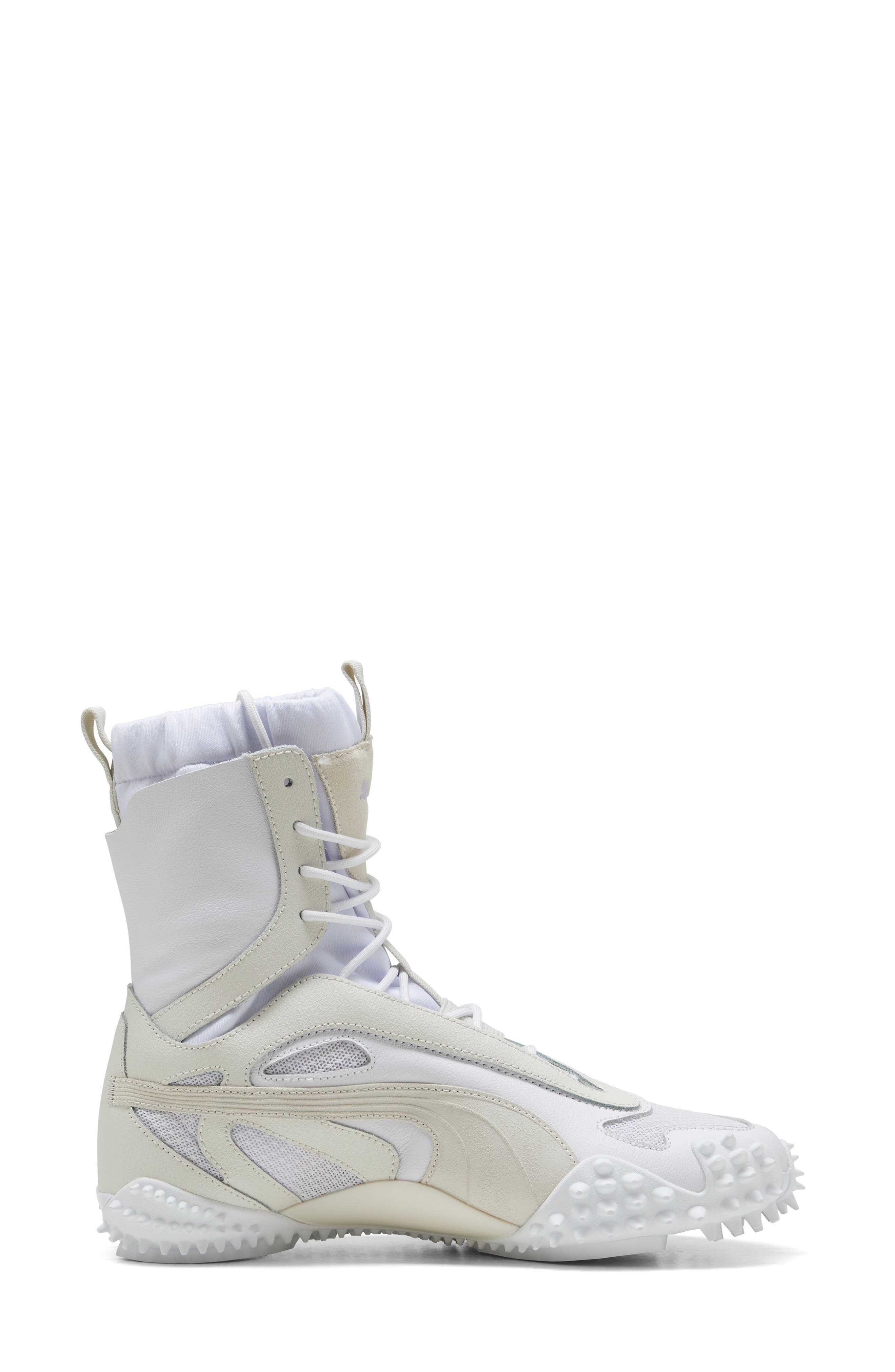 Mostro Mid Sneaker Boot, Alternate, color, PUMA WHITE/ ALPINE SNOW