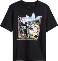 adidas Originals Kids' Soccer Poster Cotton Graphic T-Shirt