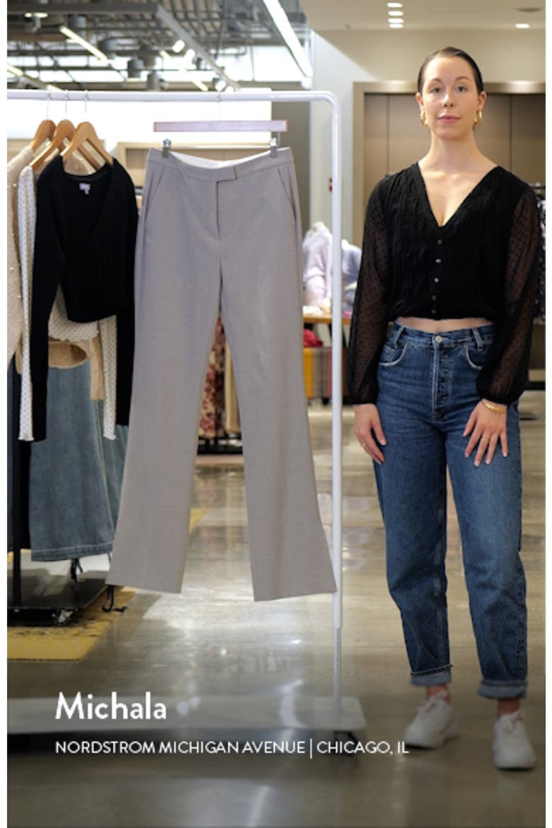 Tubeka Side Slit Straight Leg Pants video