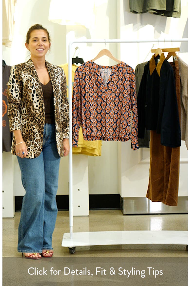 Harvest Ikat V-Neck Top video