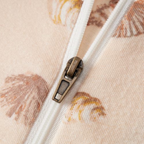 Milkbarn Zipper Pajama In White