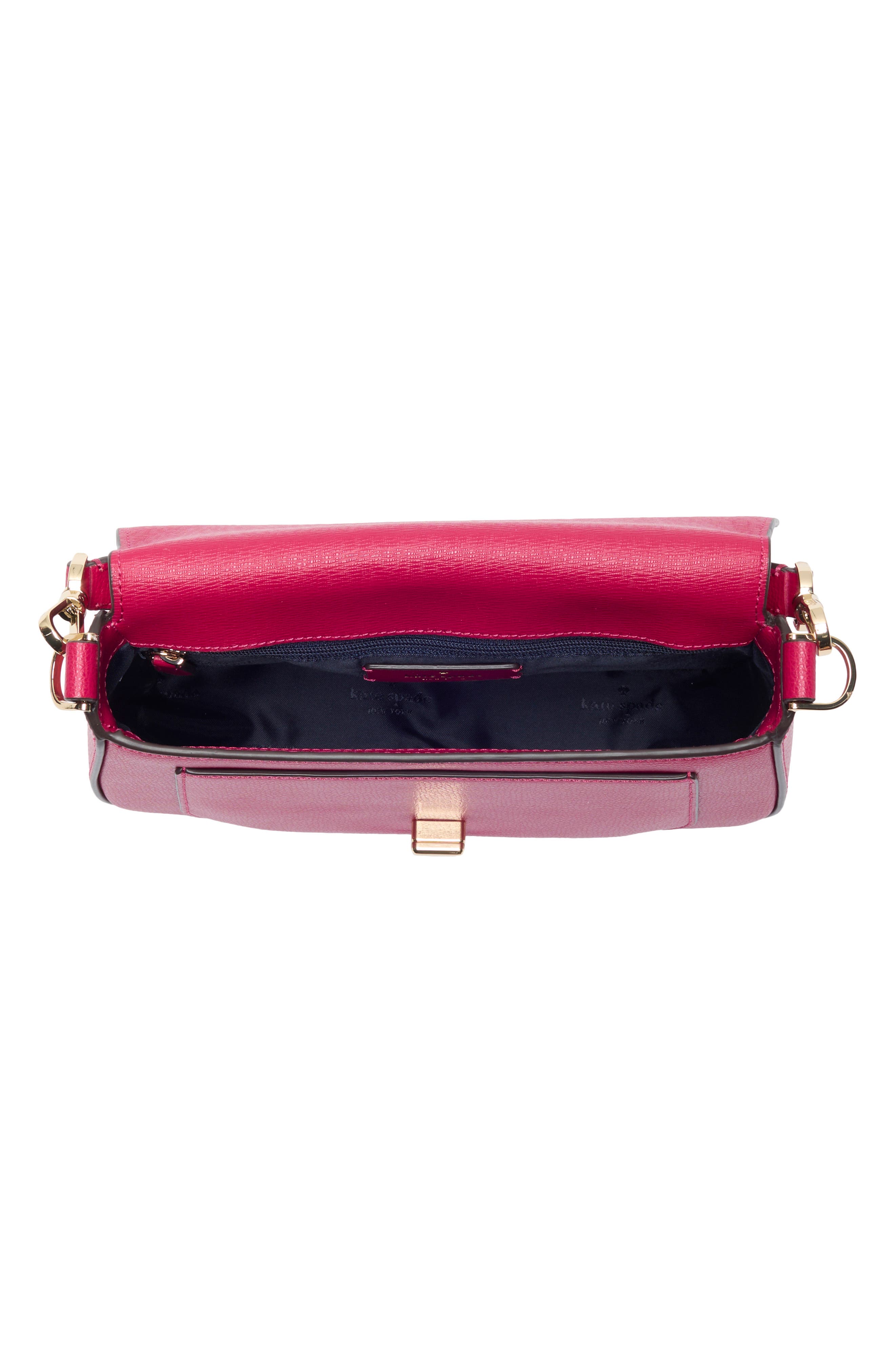 phoebe refined grained leather shoulder bag, Alternate, color, RENAISSANCE ROSE