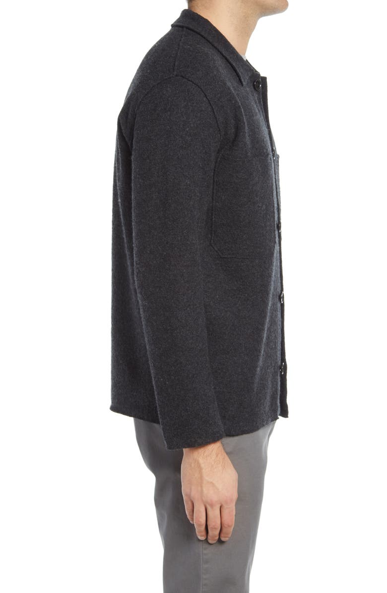 NN07 Jonas 6398 Long Sleeve Wool Button-Up Shirt, Alternate, color, 