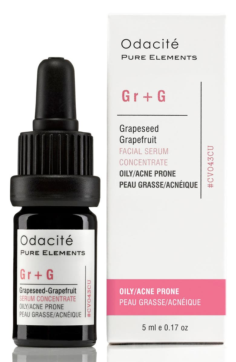 Odacité Gr + G Grapeseed-Grapefruit Oily/Acne Prone Serum Concentrate, Alternate, color,