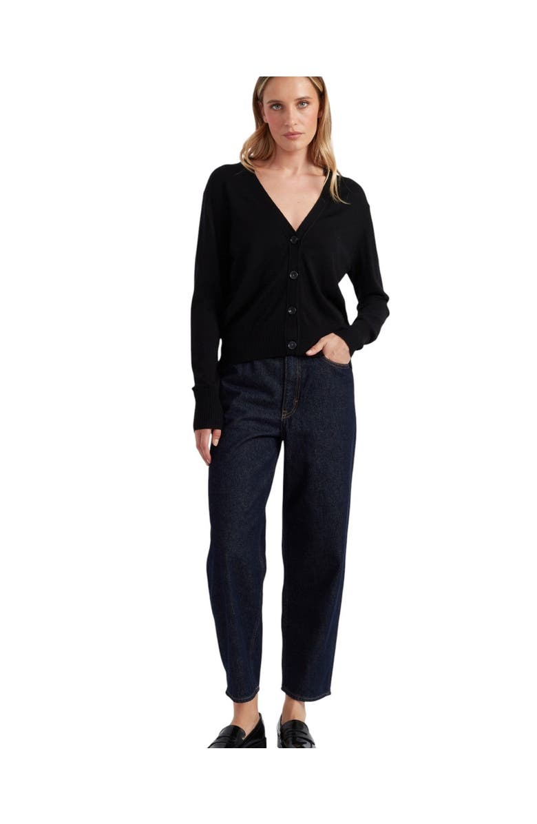 Chinti & Parker Pure Merino Cardigan, Alternate, color, Black