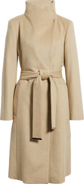 BOSS Wool & Cashmere Belted Coat