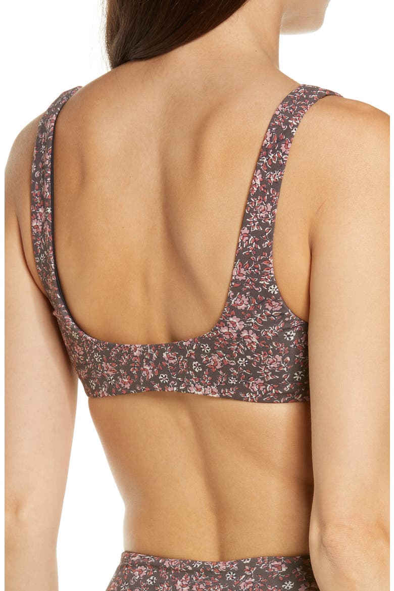 Celeste Bikini Top, Alternate, color, DARK PLUM MULTI