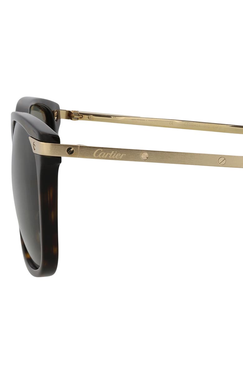 Cartier 59mm Square Sunglasses, Alternate, color,