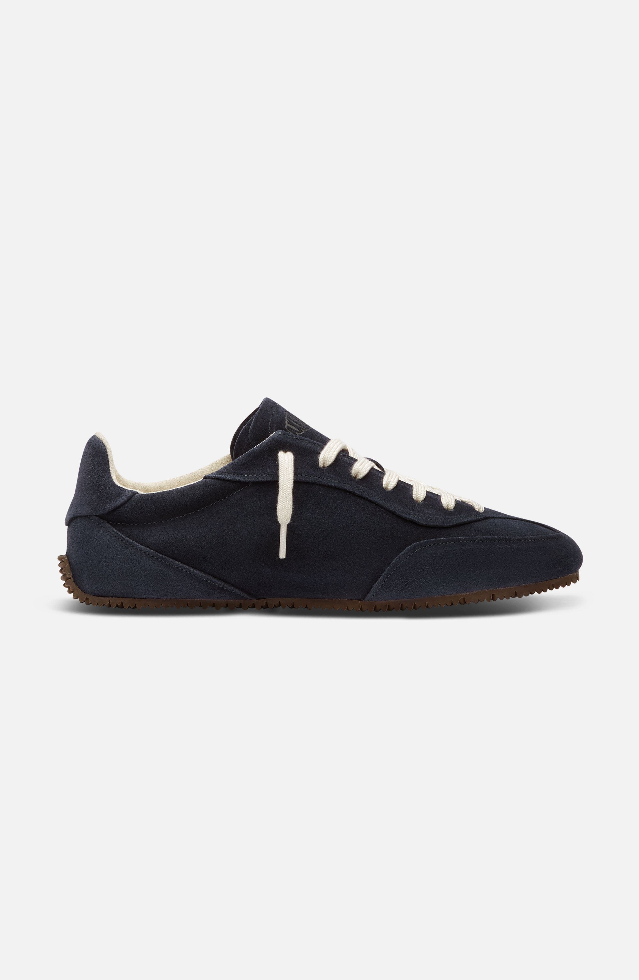 Daze Runner Suede Sneaker - Men's, Alternate, color, Dark Blue/Dark Gum