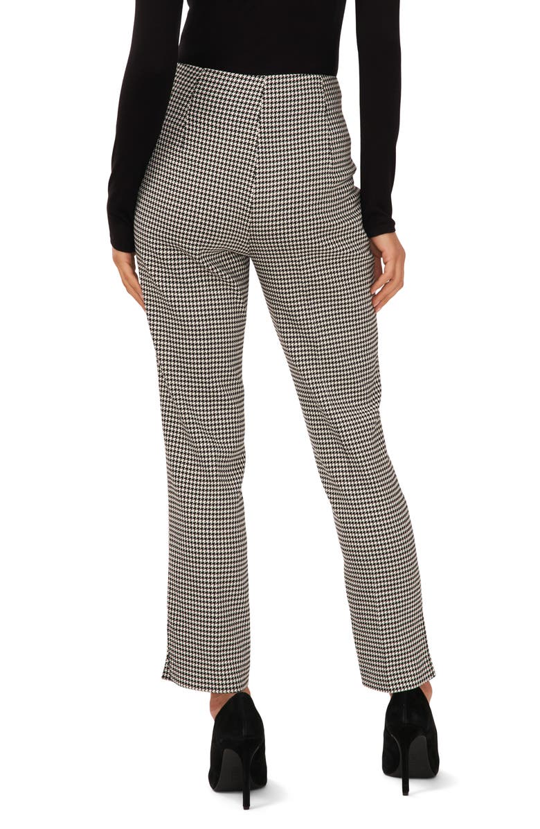 Halogen<sup>®</sup> Houndstooth Check Pants, Alternate, color, Rich Black