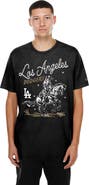 New Era Men's New Era Black Los Angeles Dodgers Injection Lifestyle Urban Ranchwear T-Shirt