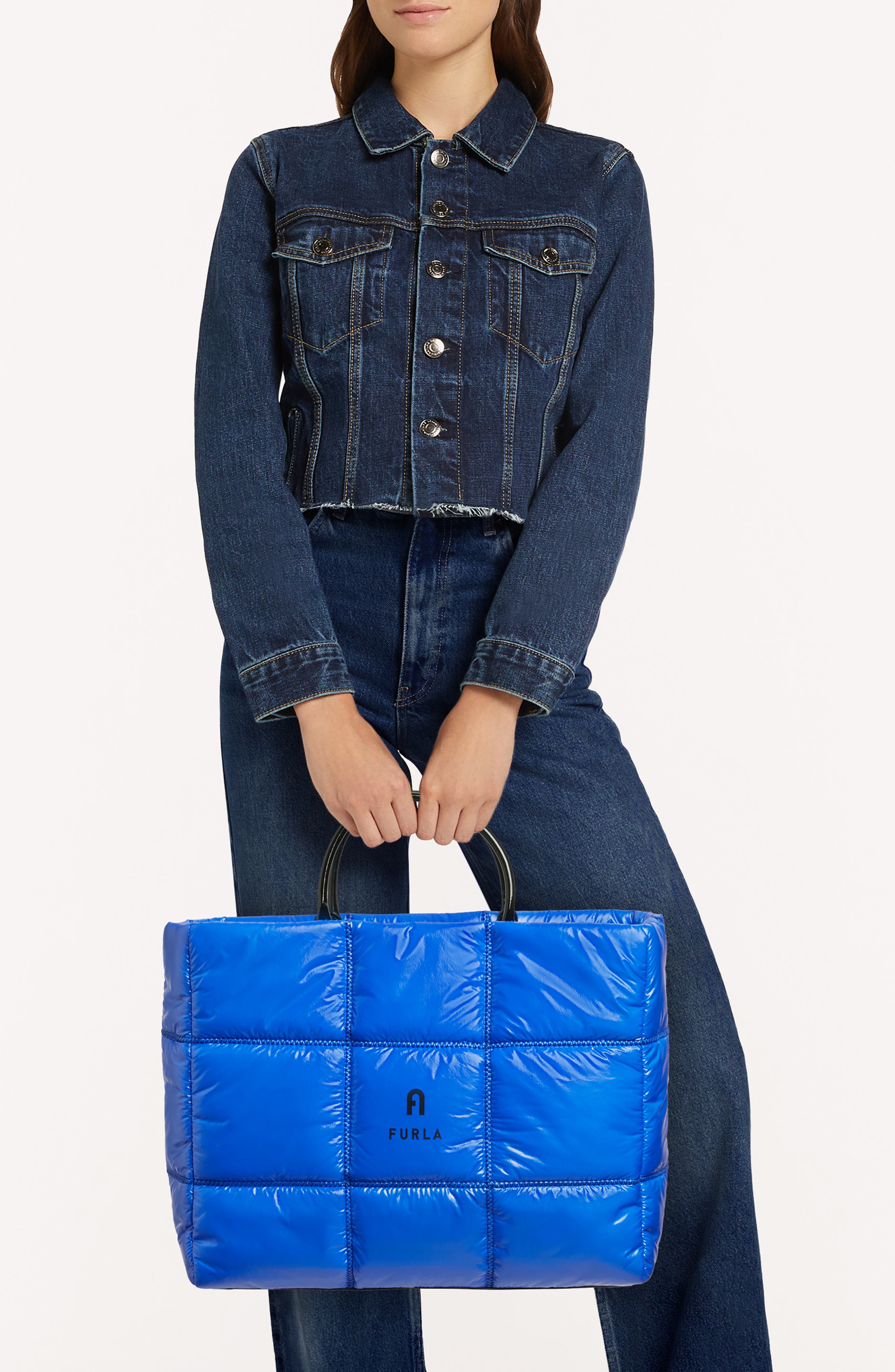 Furla Opportunity Large Quilted Nylon Tote, Alternate, color, 