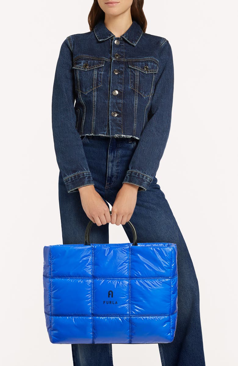 Furla Opportunity Large Quilted Nylon Tote, Alternate, color,