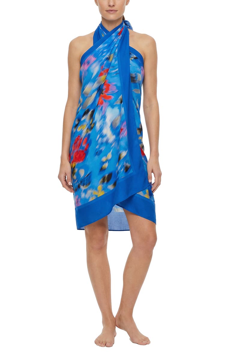 Melanie Long Pareo Cover-Up, Alternate, color, Larkspur Bay
