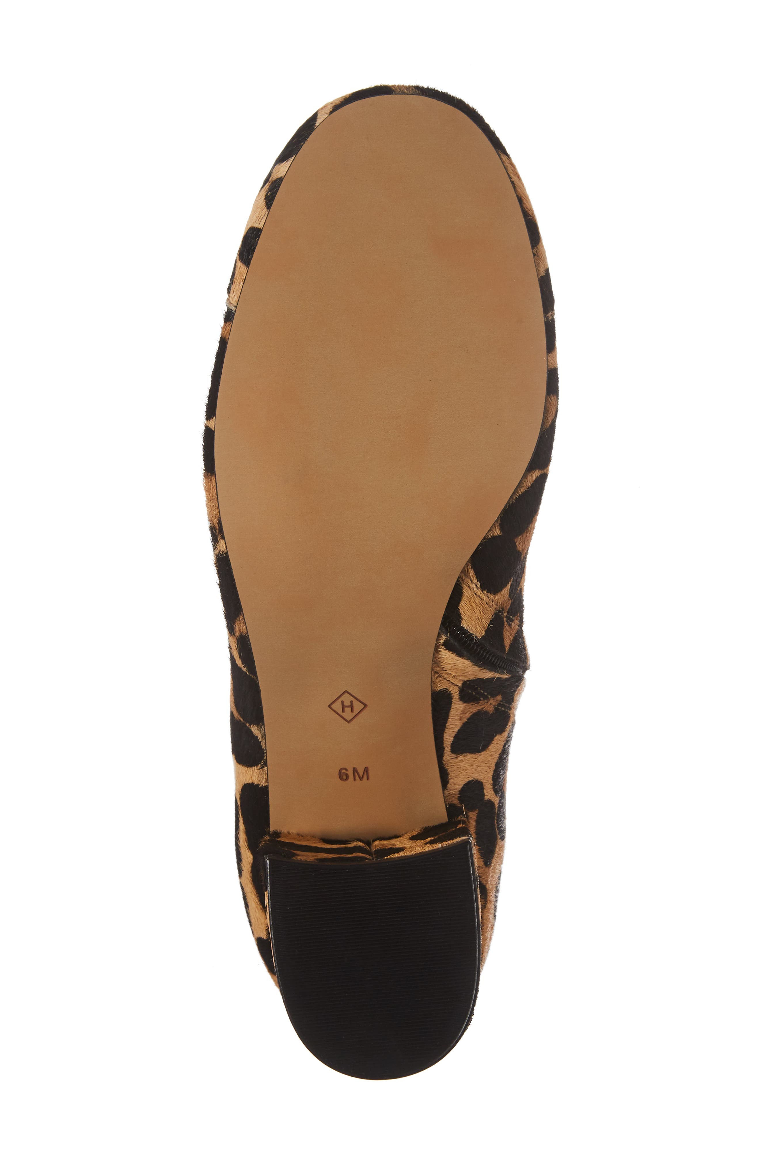 Cade Genuine Calf Hair Bootie, Alternate, color, LEOPARD CALF HAIR
