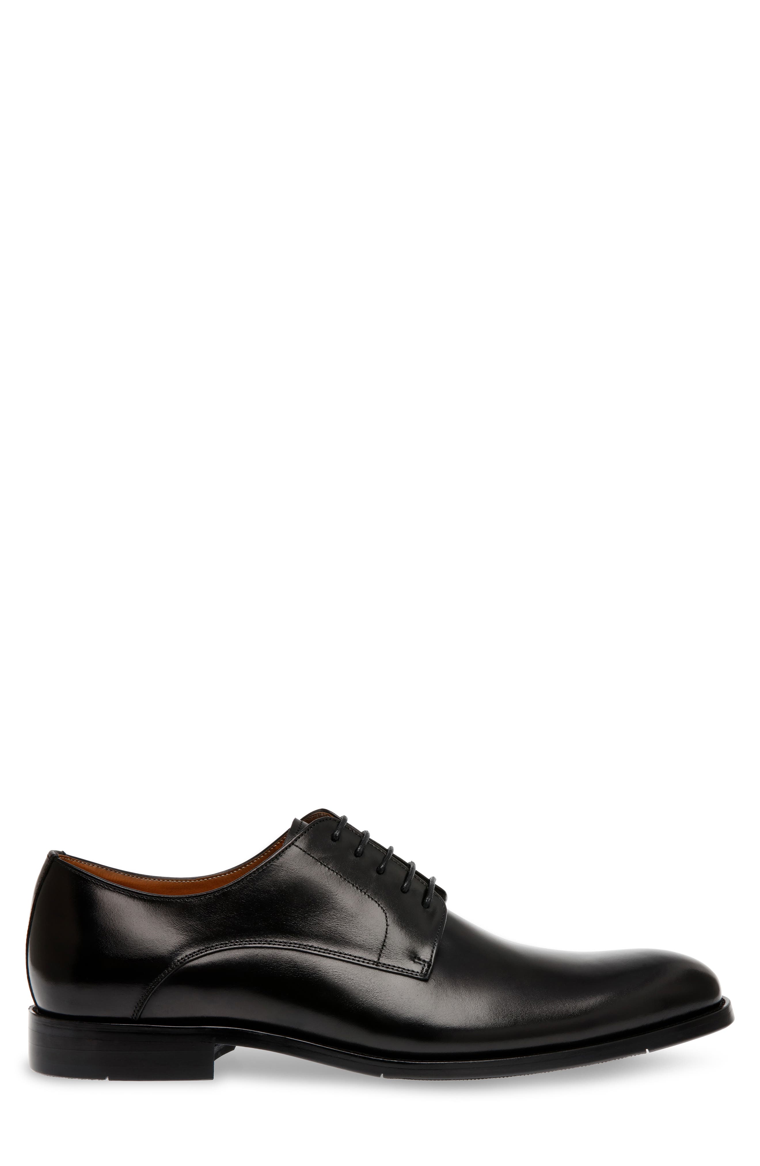 Steve Madden Daedric Derby, Alternate, color, Black Leather