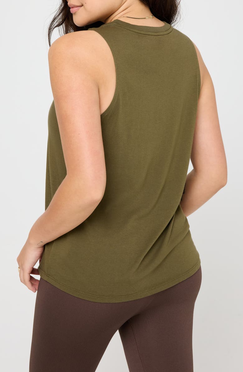 Spiritual Gangster Live Free Jade Tank, Alternate, color,