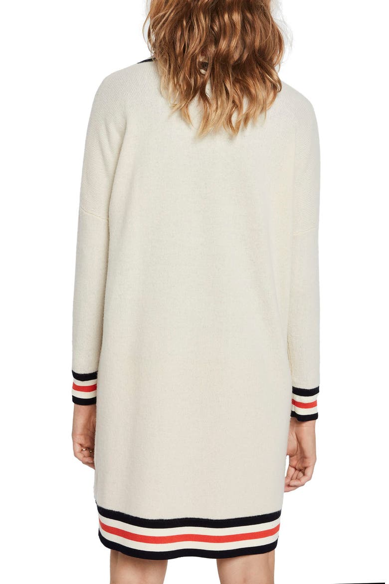 Luxury Lambswool Longline Sweater, Alternate, color, ECRU