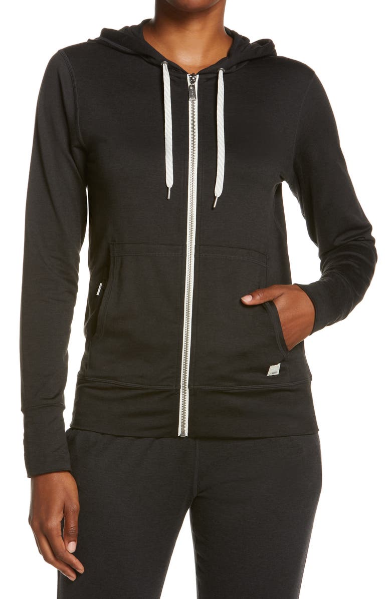 Vuori Halo Performance Zip Front Hoodie, Alternate, color,