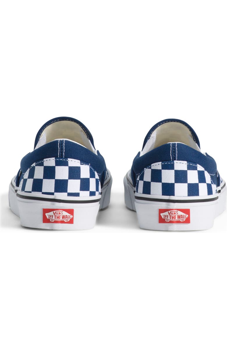 Vans Classic Slip-On Sneaker, Alternate, color, Checkerboard Deep Indigo