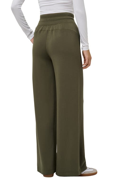 Travismathew Skyloft Soft Wide Leg Pants In Green