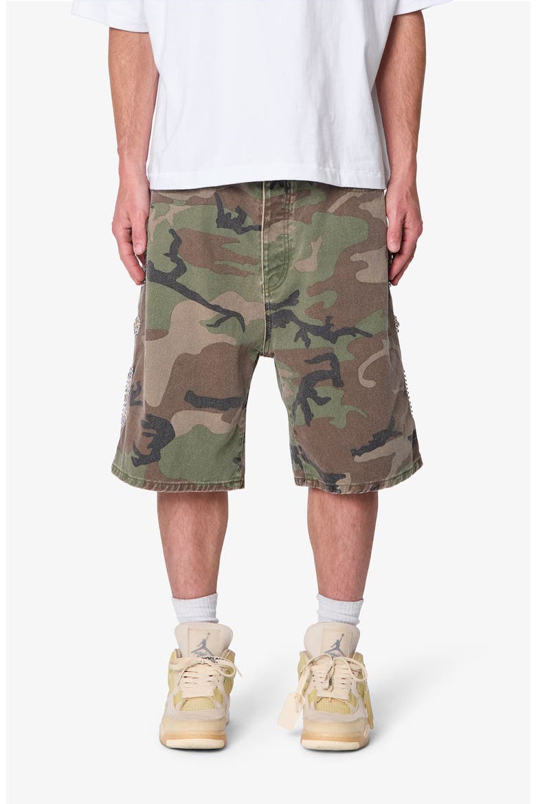 Mojave Camo Canvas Shorts, Main, color, CAMO