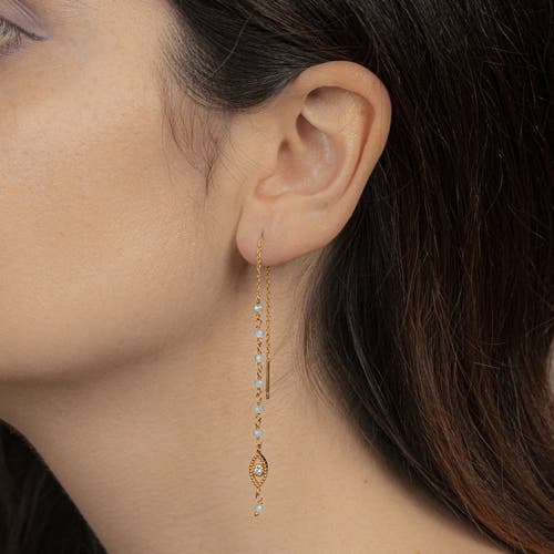 Karma And Luck Flowing Frequency In Gold/light Blue