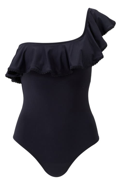 Melissa Odabash Tennessee One Shoulder One-piece Swimsuit In Black