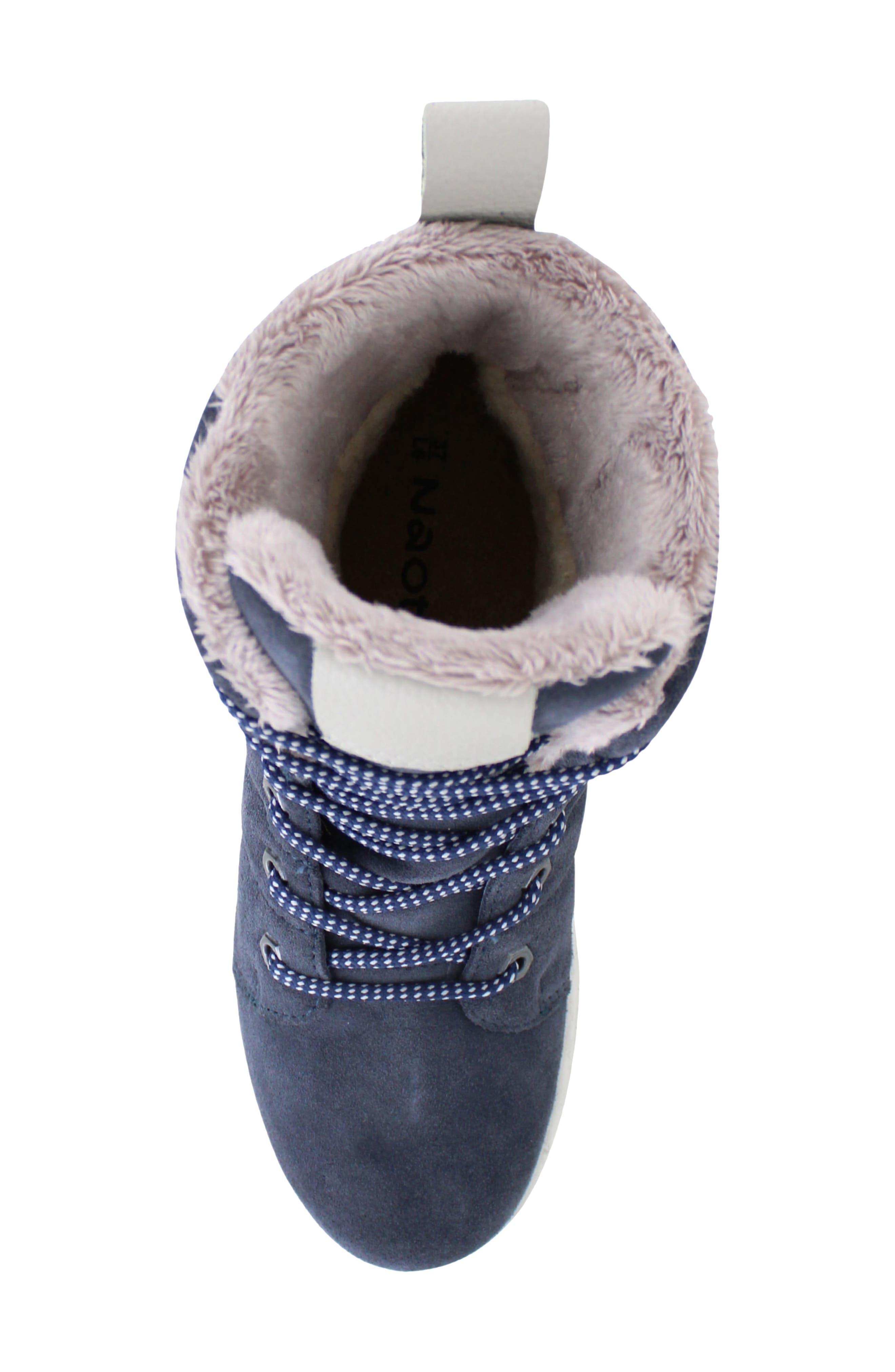 Naot Turner Water Resistant Lace-Up Bootie, Alternate, color, Charcoal W/ Grey